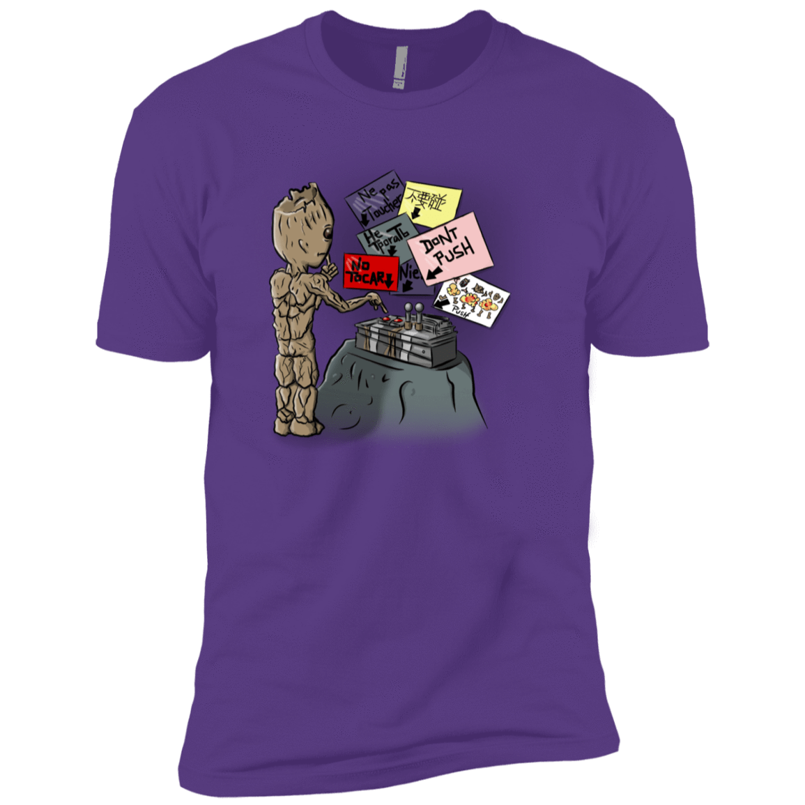 T-Shirts Purple Rush / YXS Groot No Touch Boys Premium T-Shirt