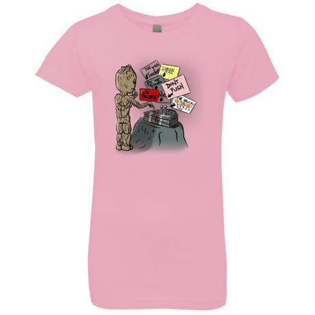 T-Shirts Light Pink / YXS Groot No Touch Girls Premium T-Shirt