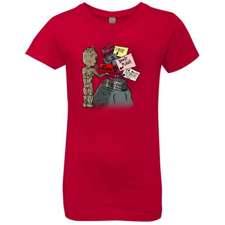 T-Shirts Red / YXS Groot No Touch Girls Premium T-Shirt