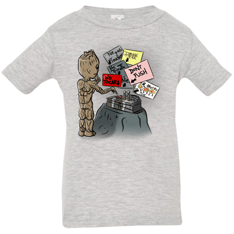 T-Shirts Heather Grey / 6 Months Groot No Touch Infant Premium T-Shirt
