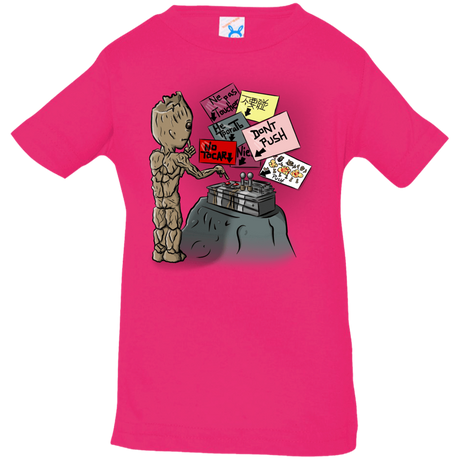 T-Shirts Hot Pink / 6 Months Groot No Touch Infant Premium T-Shirt
