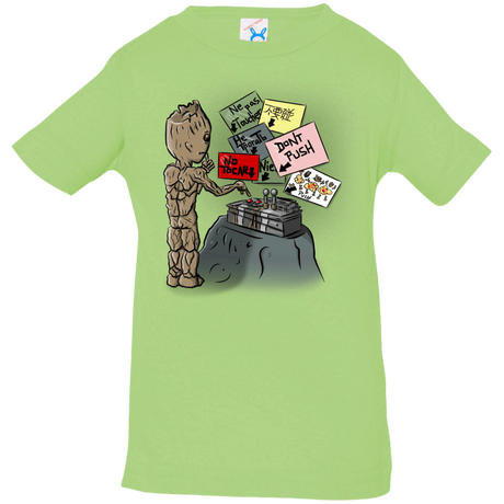 T-Shirts Key Lime / 6 Months Groot No Touch Infant Premium T-Shirt