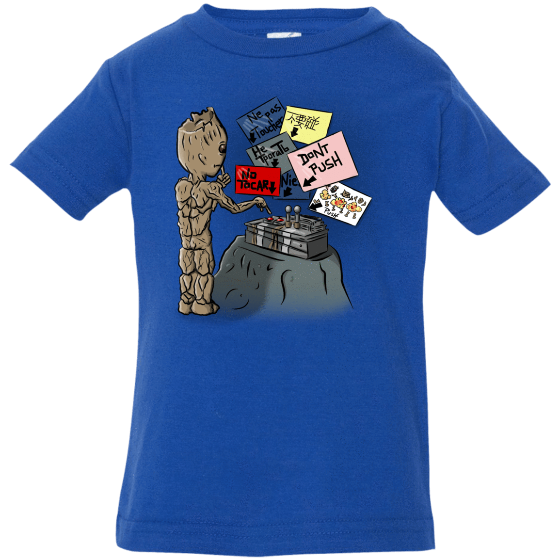 T-Shirts Royal / 6 Months Groot No Touch Infant Premium T-Shirt