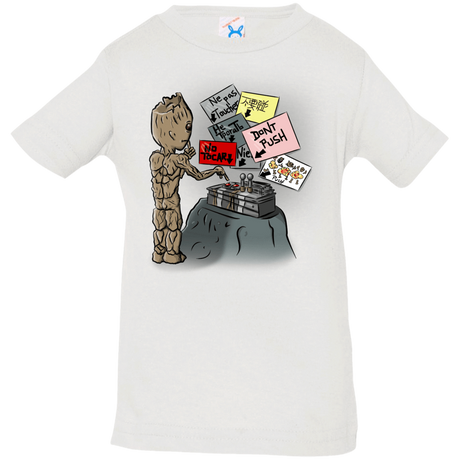 T-Shirts White / 6 Months Groot No Touch Infant Premium T-Shirt