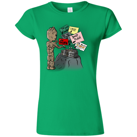 T-Shirts Irish Green / S Groot No Touch Junior Slimmer-Fit T-Shirt