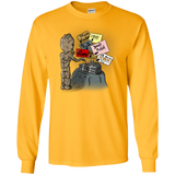 T-Shirts Gold / S Groot No Touch Men's Long Sleeve T-Shirt