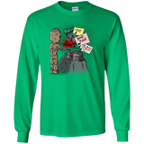 T-Shirts Irish Green / S Groot No Touch Men's Long Sleeve T-Shirt