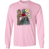 T-Shirts Light Pink / S Groot No Touch Men's Long Sleeve T-Shirt