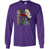 T-Shirts Purple / S Groot No Touch Men's Long Sleeve T-Shirt