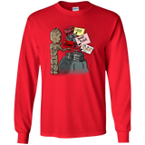 T-Shirts Red / S Groot No Touch Men's Long Sleeve T-Shirt