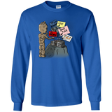 T-Shirts Royal / S Groot No Touch Men's Long Sleeve T-Shirt