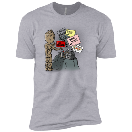 T-Shirts Heather Grey / X-Small Groot No Touch Men's Premium T-Shirt
