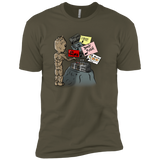 T-Shirts Military Green / X-Small Groot No Touch Men's Premium T-Shirt