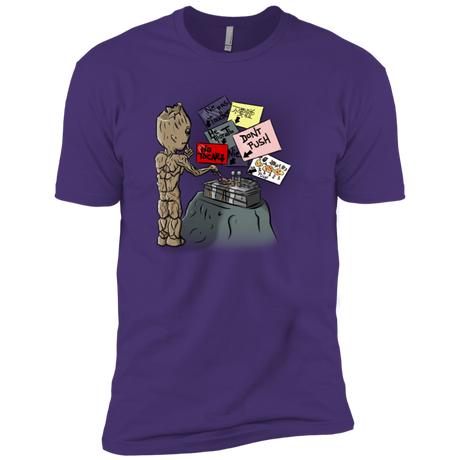 T-Shirts Purple Rush/ / X-Small Groot No Touch Men's Premium T-Shirt