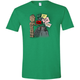 T-Shirts Heather Irish Green / S Groot No Touch Men's Semi-Fitted Softstyle