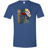 T-Shirts Heather Royal / X-Small Groot No Touch Men's Semi-Fitted Softstyle
