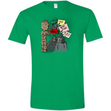 T-Shirts Irish Green / S Groot No Touch Men's Semi-Fitted Softstyle