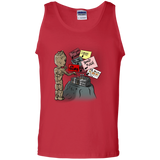 T-Shirts Red / S Groot No Touch Men's Tank Top