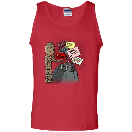 T-Shirts Red / S Groot No Touch Men's Tank Top