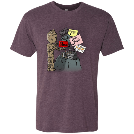 T-Shirts Vintage Purple / S Groot No Touch Men's Triblend T-Shirt