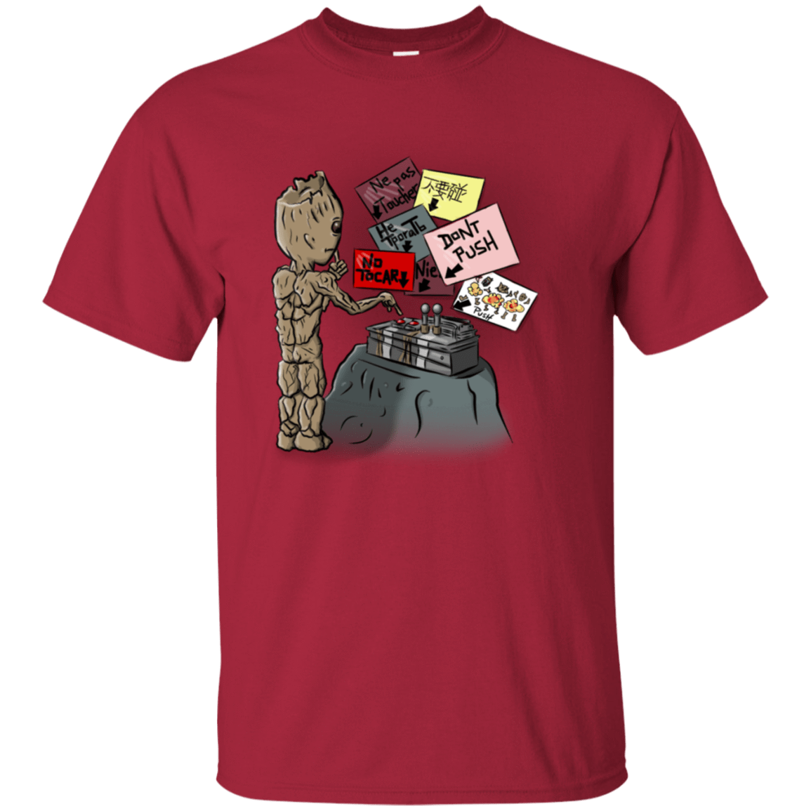 T-Shirts Cardinal / S Groot No Touch T-Shirt