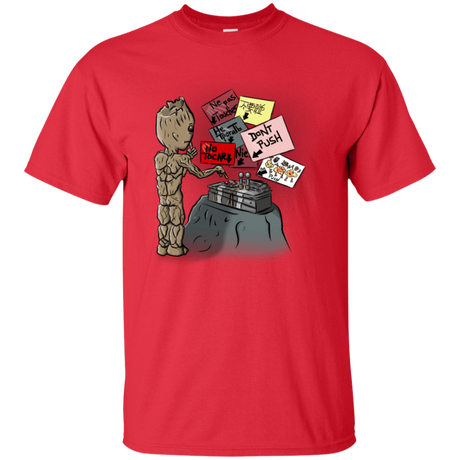 T-Shirts Red / S Groot No Touch T-Shirt