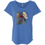 T-Shirts Vintage Royal / X-Small Groot No Touch Triblend Dolman Sleeve