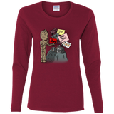 T-Shirts Cardinal / S Groot No Touch Women's Long Sleeve T-Shirt