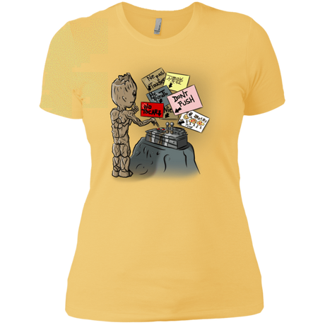 T-Shirts Banana Cream/ / X-Small Groot No Touch Women's Premium T-Shirt
