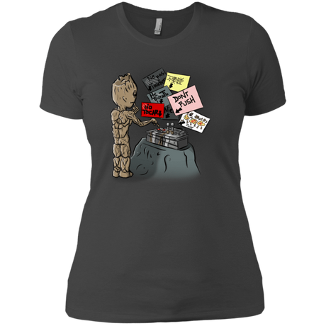 T-Shirts Heavy Metal / X-Small Groot No Touch Women's Premium T-Shirt