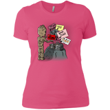 T-Shirts Hot Pink / X-Small Groot No Touch Women's Premium T-Shirt