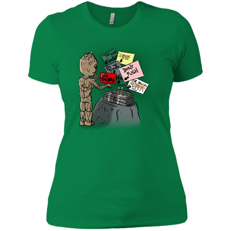 T-Shirts Kelly Green / X-Small Groot No Touch Women's Premium T-Shirt