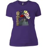 T-Shirts Purple Rush/ / X-Small Groot No Touch Women's Premium T-Shirt