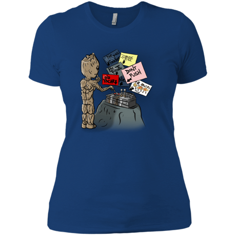 T-Shirts Royal / X-Small Groot No Touch Women's Premium T-Shirt