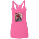T-Shirts Vintage Pink / X-Small Groot No Touch Women's Triblend Racerback Tank
