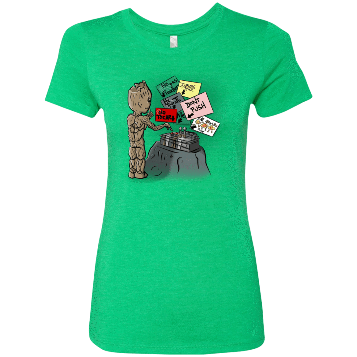 T-Shirts Envy / S Groot No Touch Women's Triblend T-Shirt
