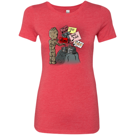 T-Shirts Vintage Red / S Groot No Touch Women's Triblend T-Shirt