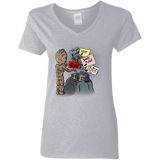 T-Shirts Sport Grey / S Groot No Touch Women's V-Neck T-Shirt