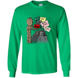 T-Shirts Irish Green / YS Groot No Touch Youth Long Sleeve T-Shirt