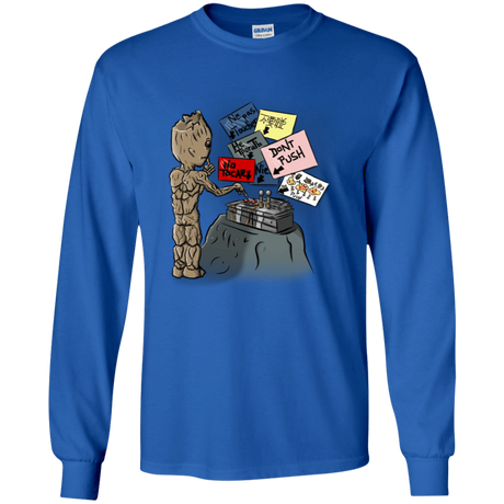 T-Shirts Royal / YS Groot No Touch Youth Long Sleeve T-Shirt