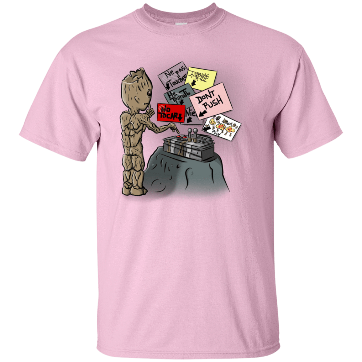 T-Shirts Light Pink / YXS Groot No Touch Youth T-Shirt