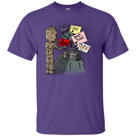 T-Shirts Purple / YXS Groot No Touch Youth T-Shirt