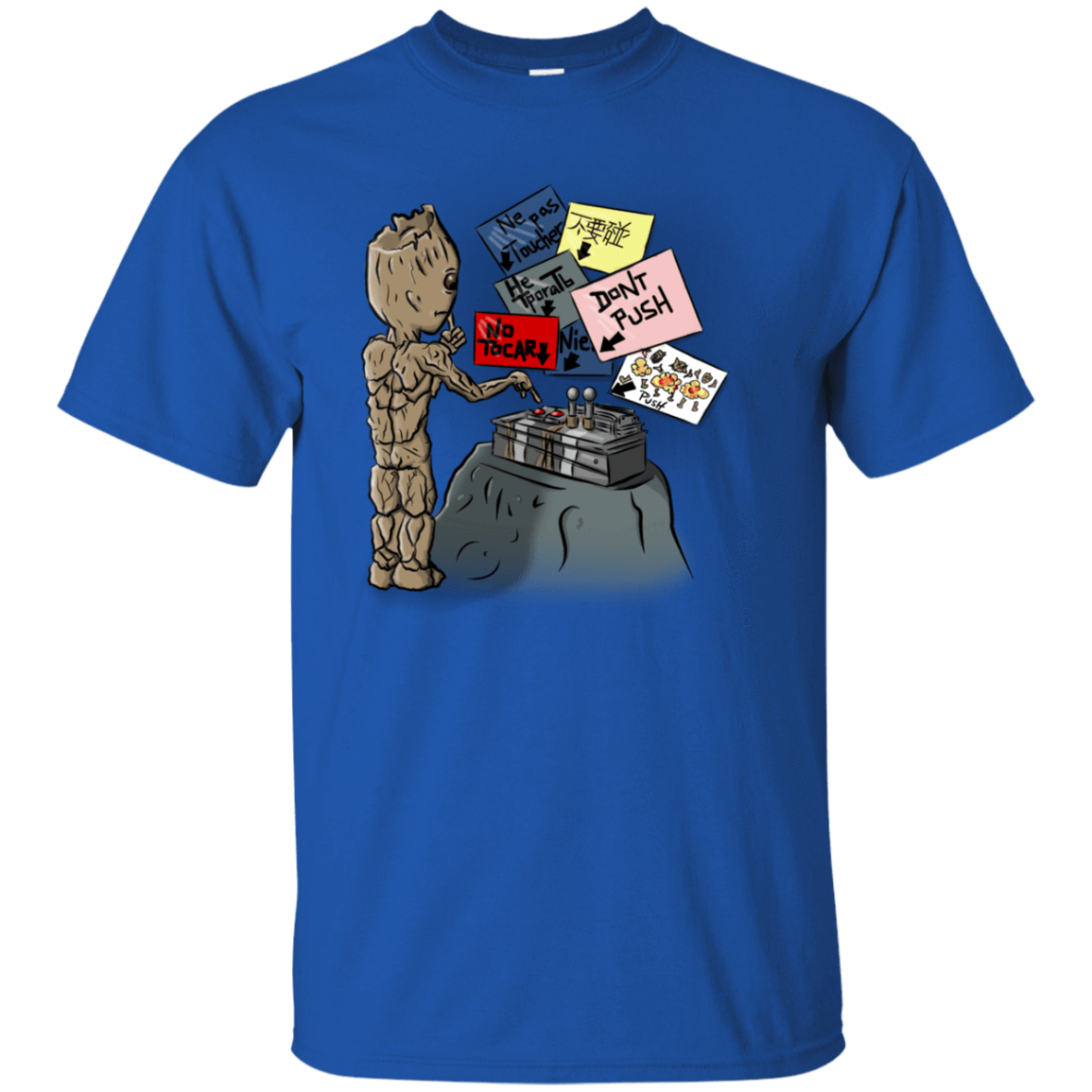 T-Shirts Royal / YXS Groot No Touch Youth T-Shirt