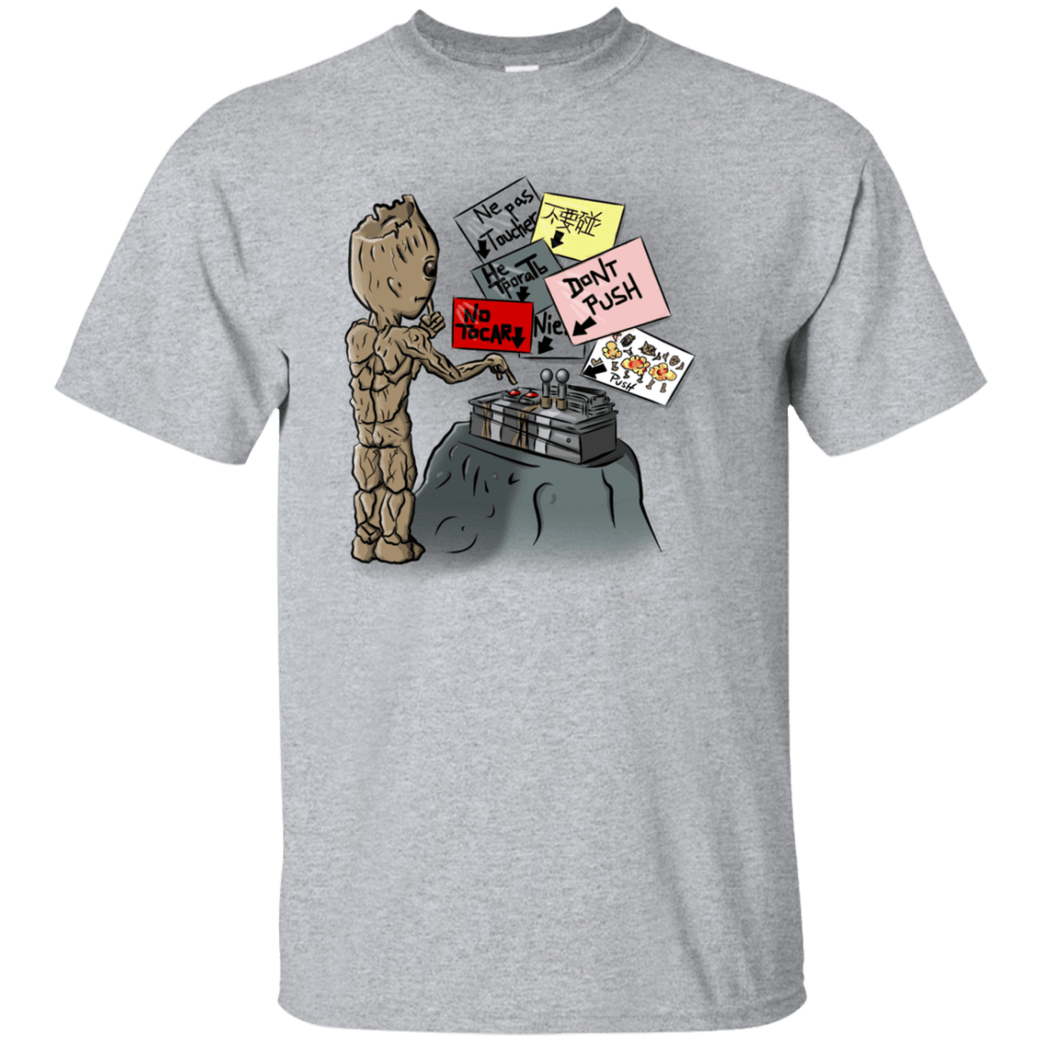 T-Shirts Sport Grey / YXS Groot No Touch Youth T-Shirt