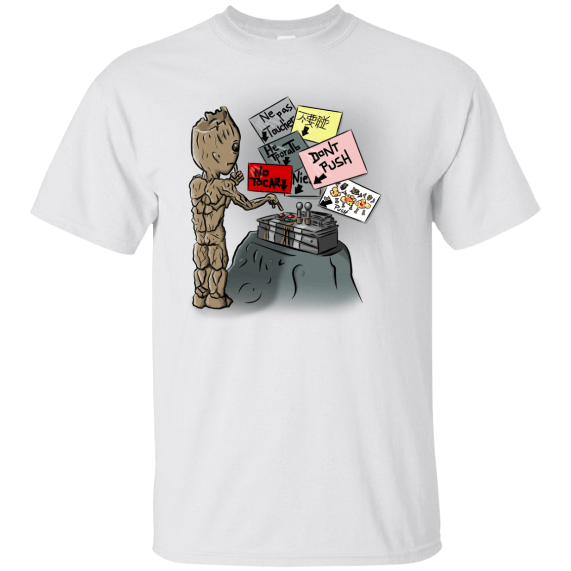 T-Shirts White / YXS Groot No Touch Youth T-Shirt