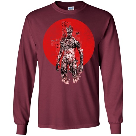 T-Shirts Maroon / S Groot's Garden Long Sleeve T-Shirt