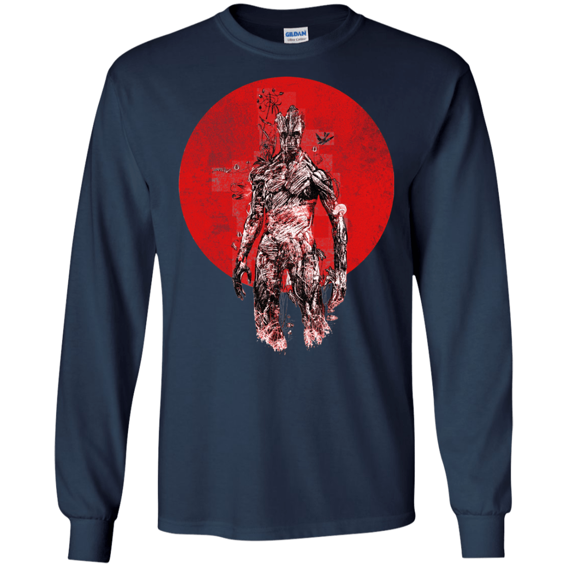 T-Shirts Navy / S Groot's Garden Long Sleeve T-Shirt