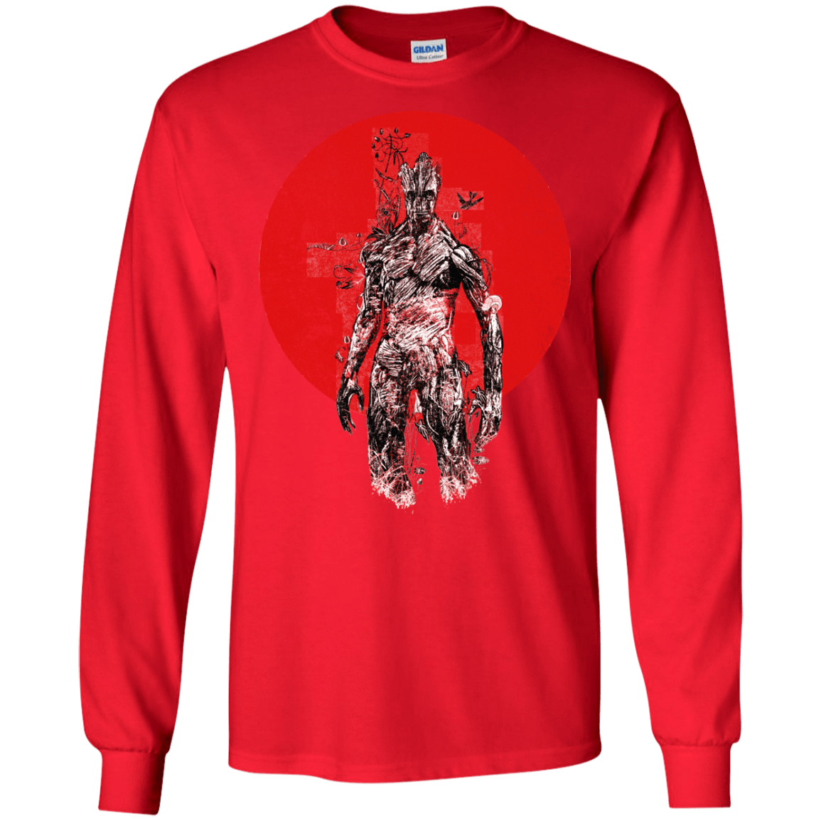 T-Shirts Red / S Groot's Garden Long Sleeve T-Shirt