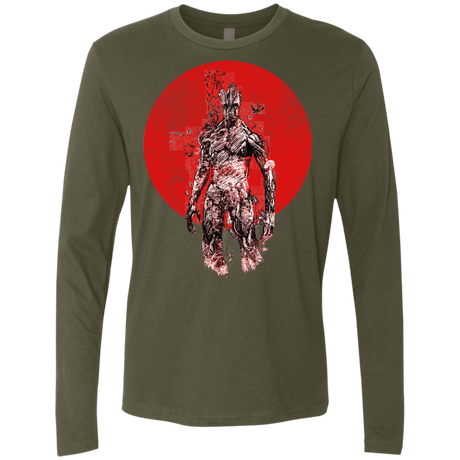 T-Shirts Military Green / S Groot's Garden Men's Premium Long Sleeve