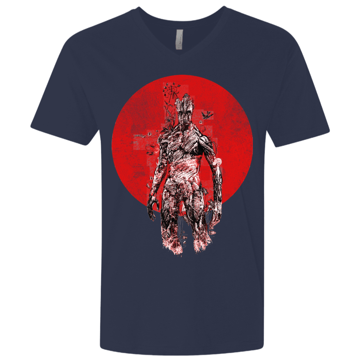 T-Shirts Midnight Navy / X-Small Groot's Garden Men's Premium V-Neck